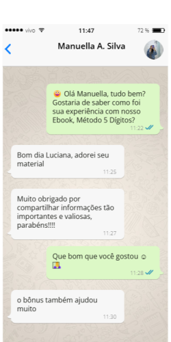 mensagem perfil watts 2
